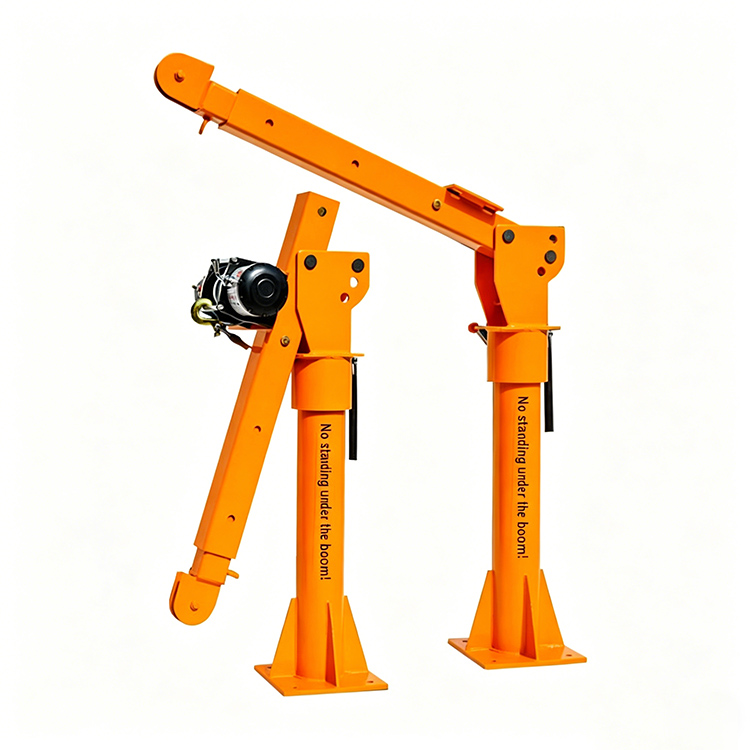 Guindaste montado em veículo pequeno de 1000 kg