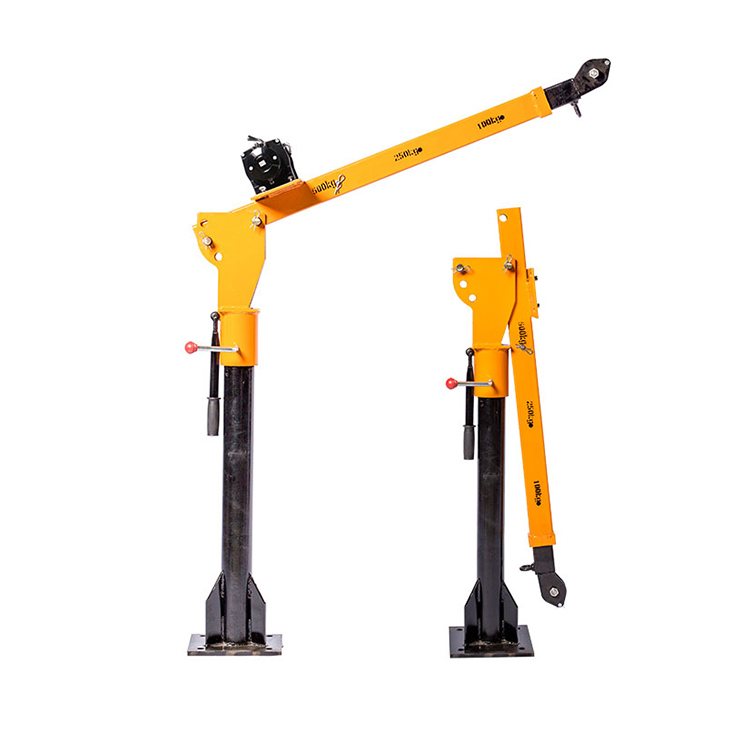 Mini guindaste montado em veículo